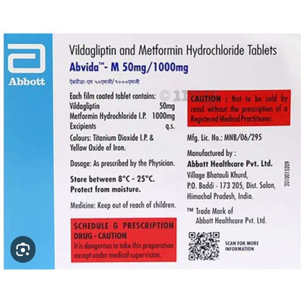 ABVIDA M 50.1000MG 