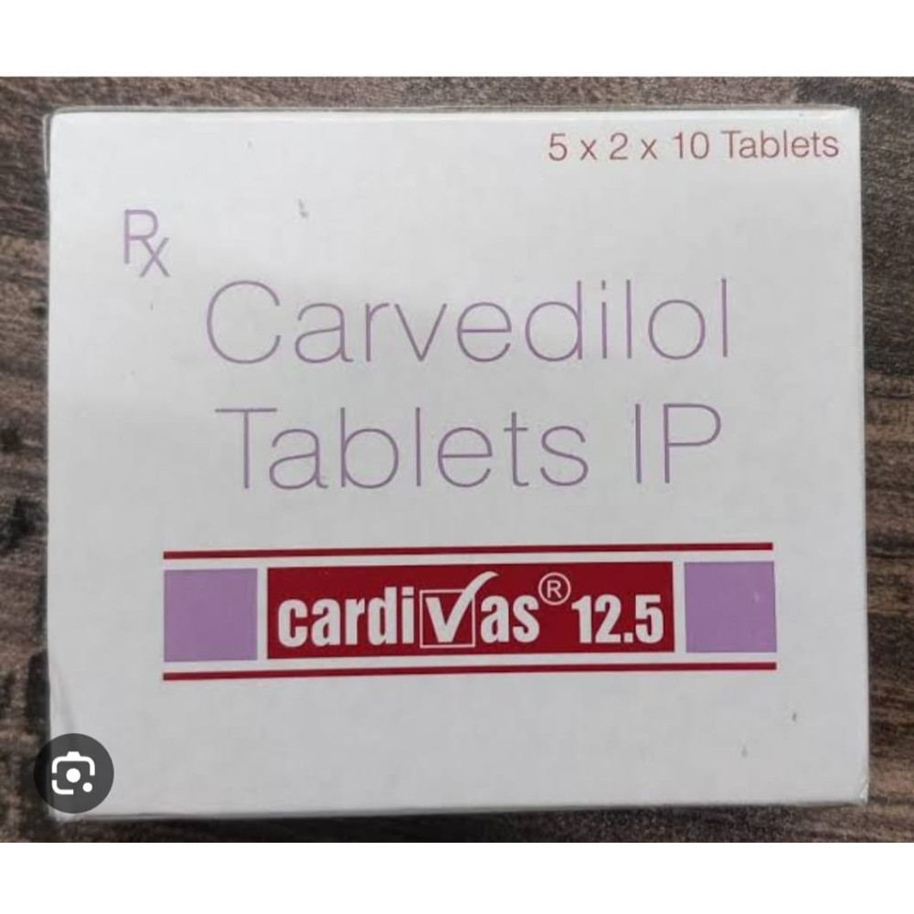 CARDIVAS 12.5 TAB 