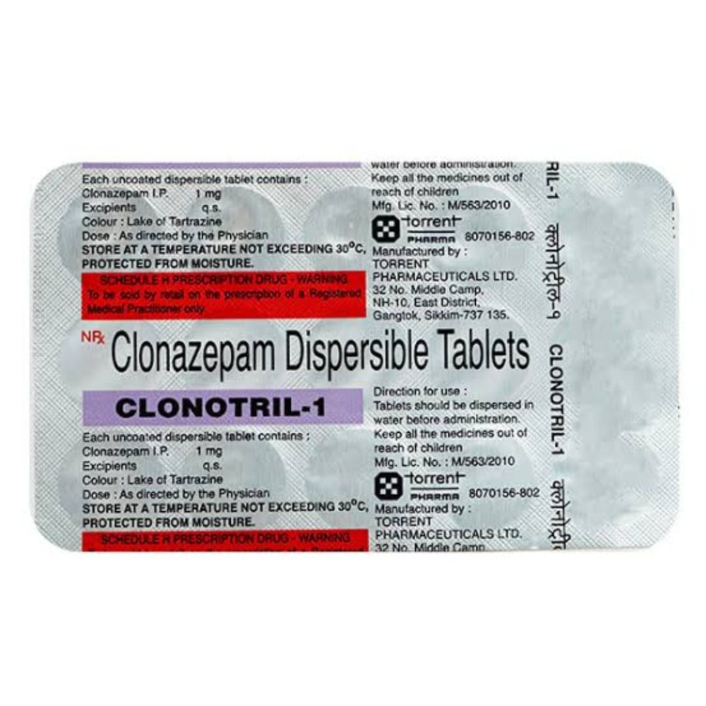 CLONOTRIL 1 TAB 