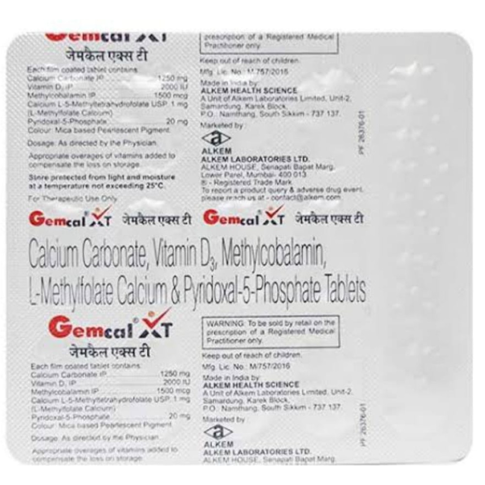 GEMCAL XT TABLETS