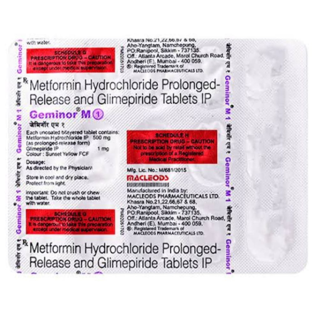 GEMINOR M1 TABLETS