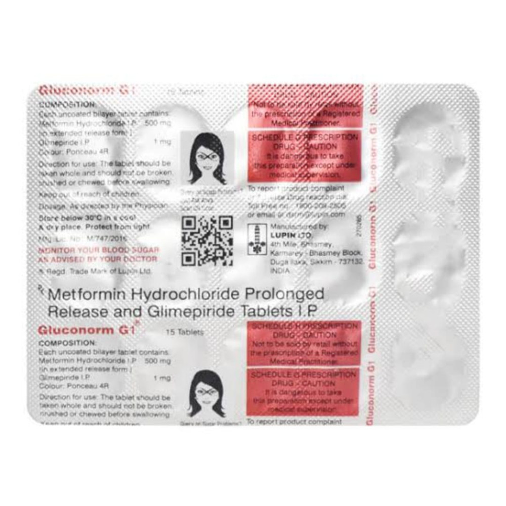 GLUCONORM G1 TABLETS 