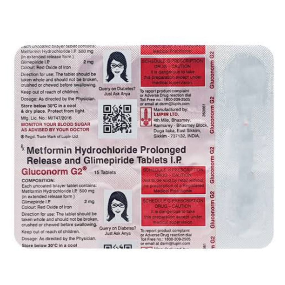 GLUCONORM G2 TABLETS 