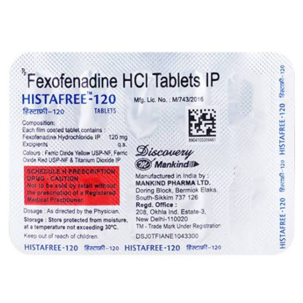 HISTAFREE - 120 TABLETS