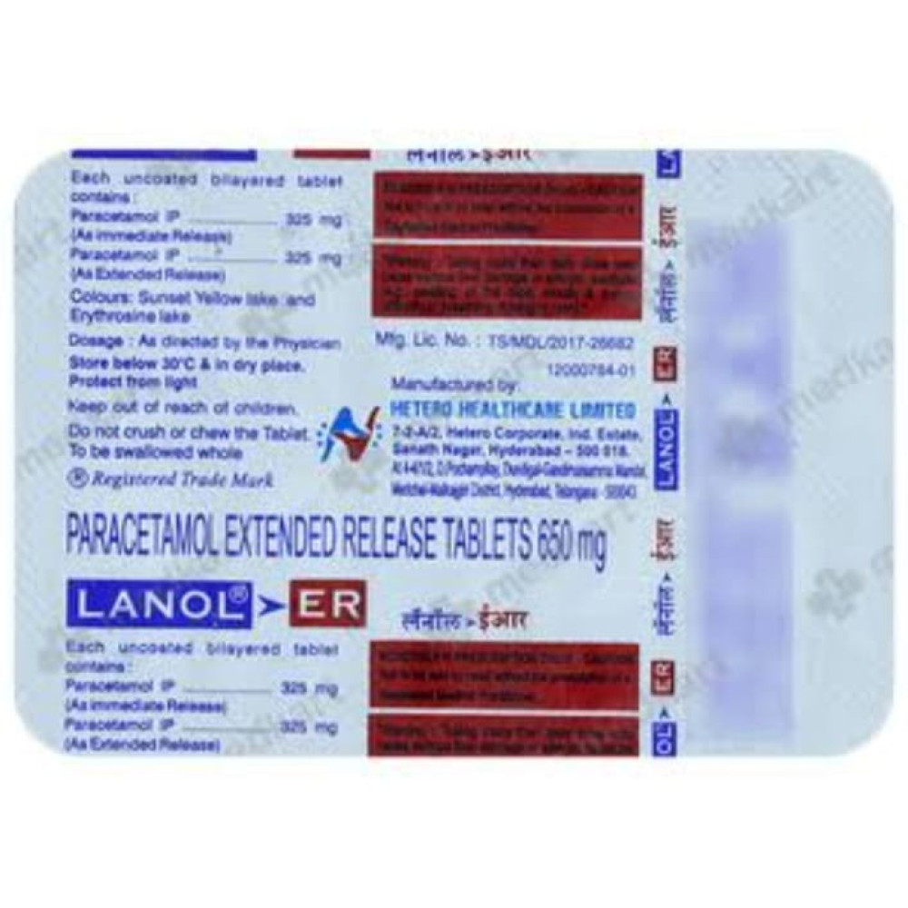 LANOL ER  TABLETS