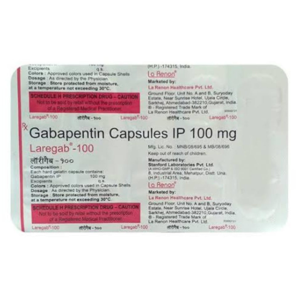 LAREGAB 100 CAPSULES