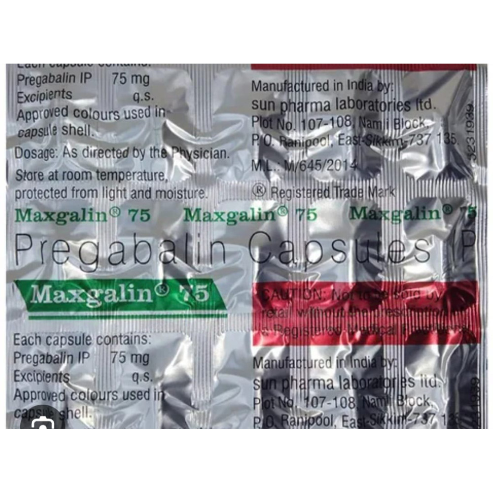 MAXGALIN 75 CAP