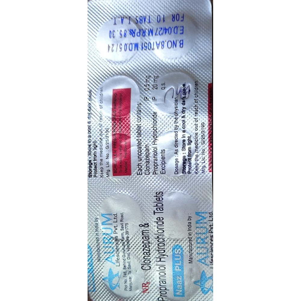 NAAZ PLUS TABLETS