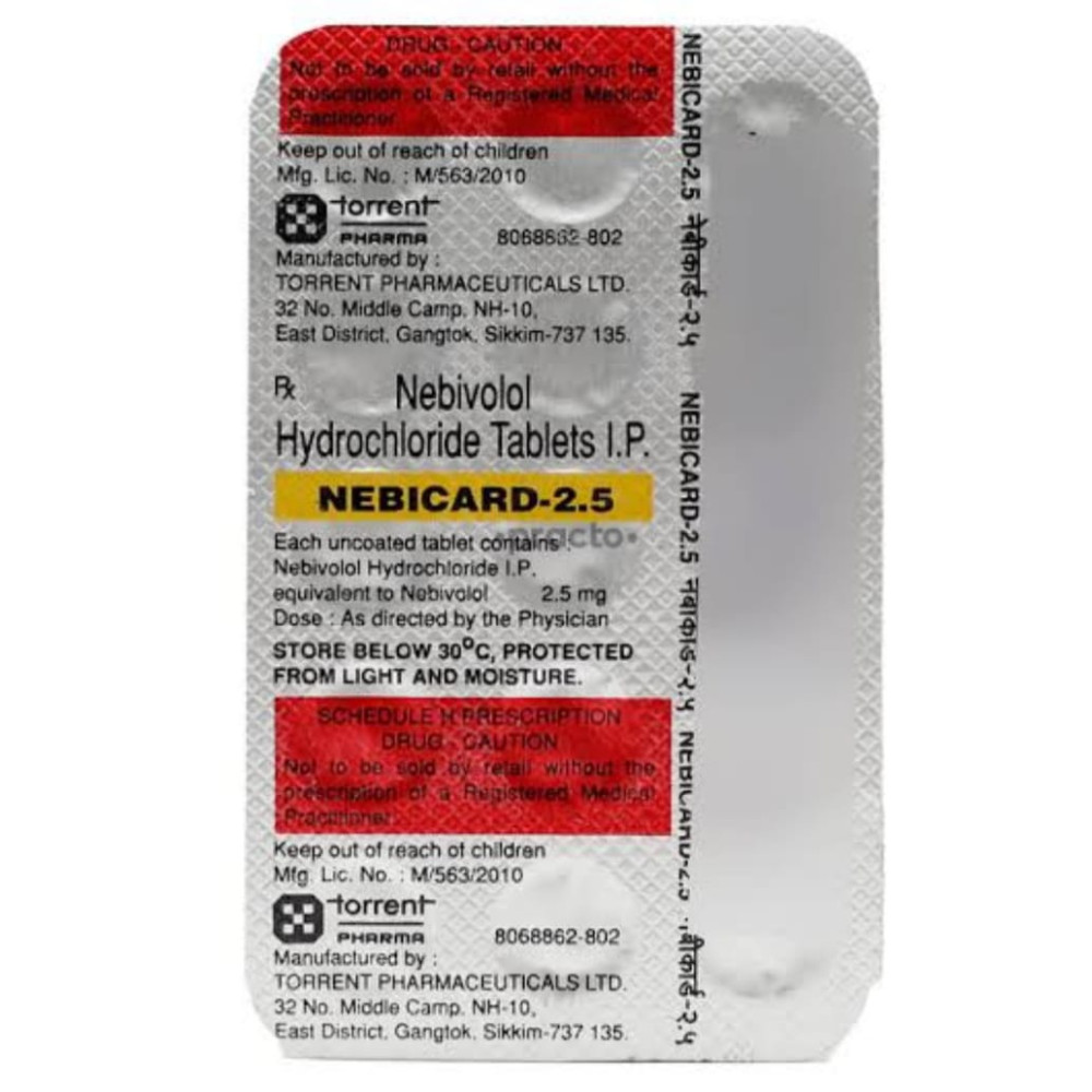 NEBICARD 2.5 TABLETS