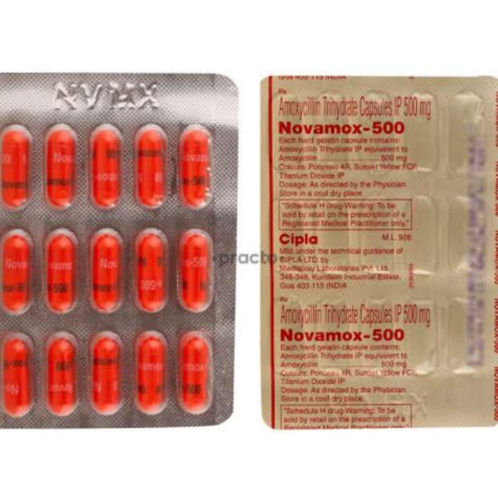 NOVAMOX 500 CAPSULES