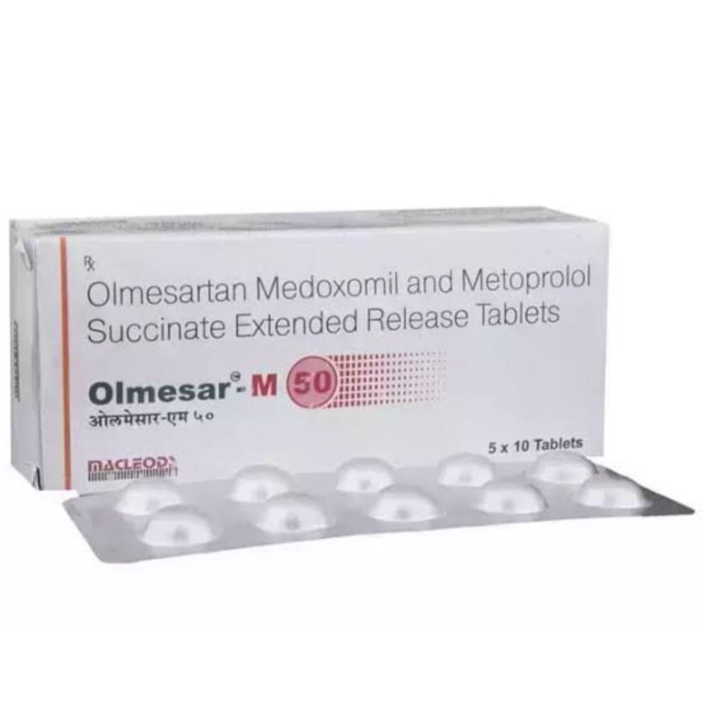 OLMESAR M 50 TAB 