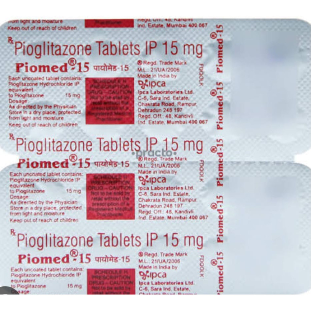 PIOMED 15 TABLETS