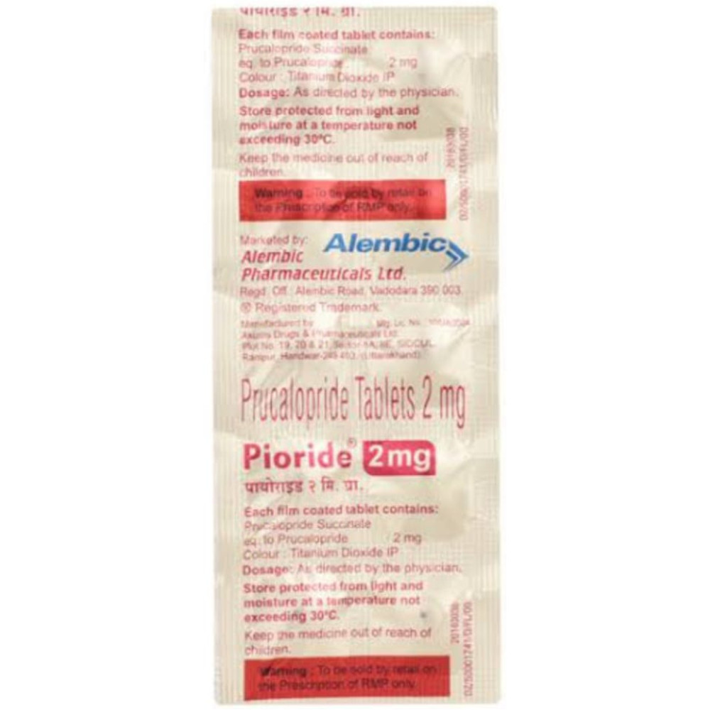 PIORIDE 2MG TABLETS