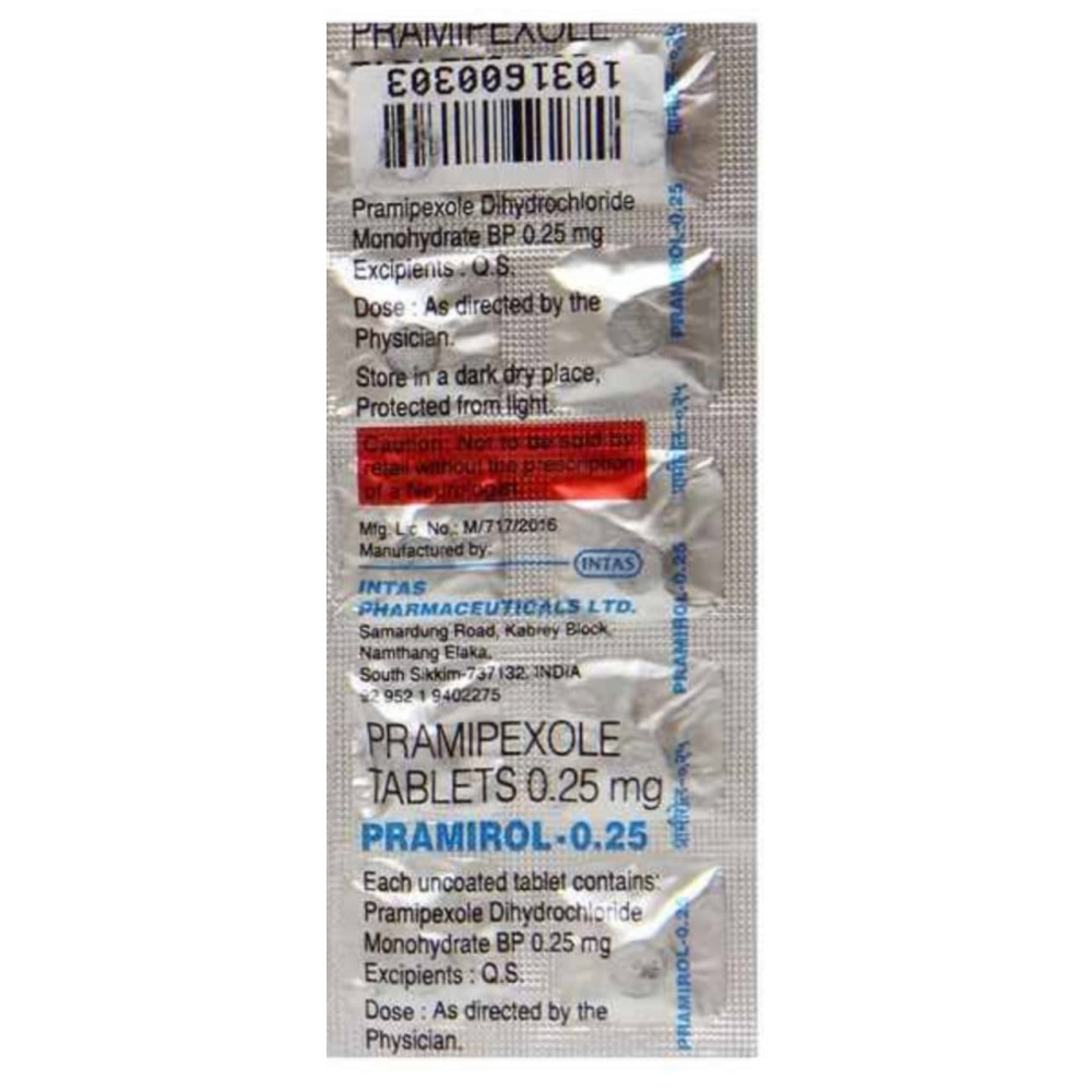 PRAMIROL 0.25 TAB