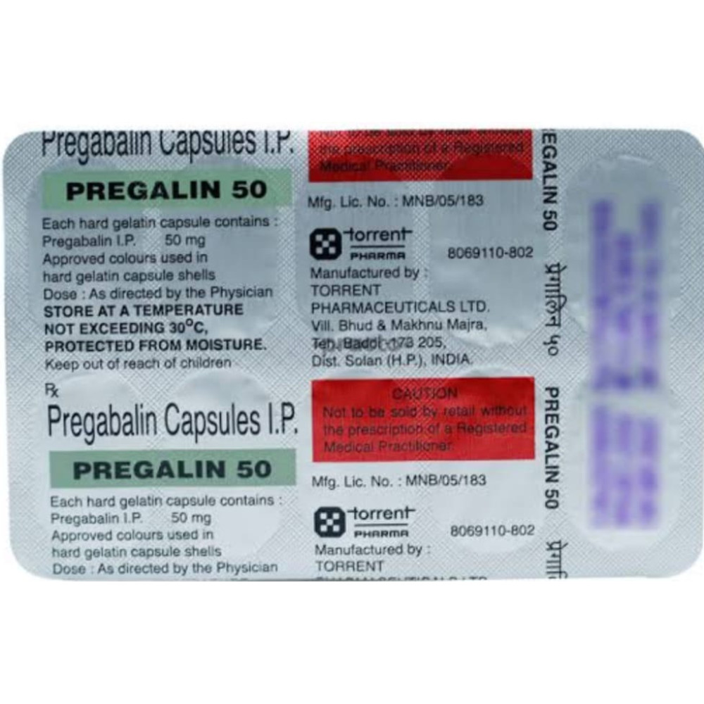 PREGALIN  50 CAPSULES