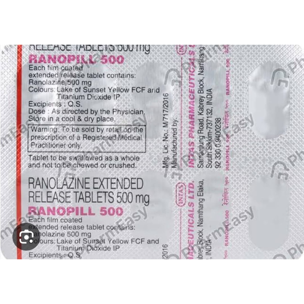 RANOPILL 500 TAB