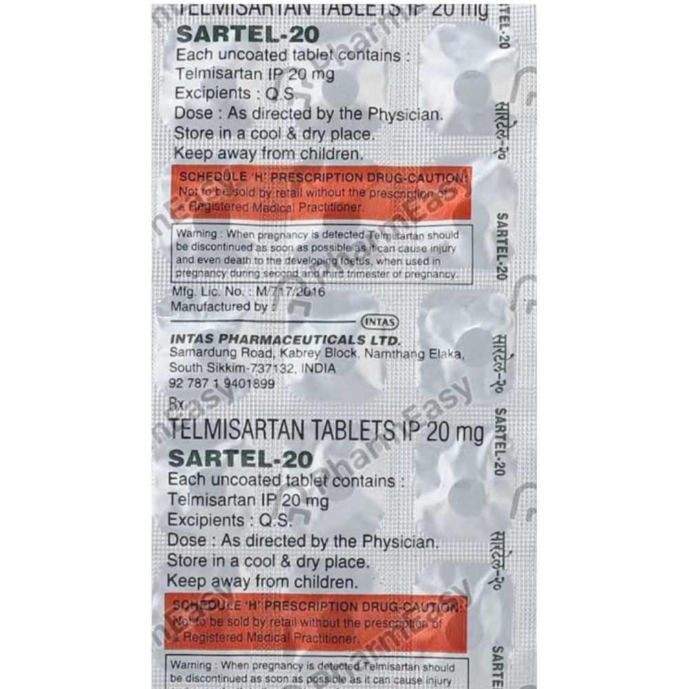 SARTEL 20 TAB