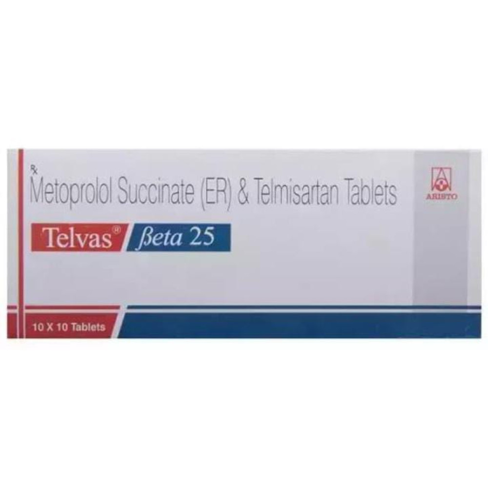 TELVAS  BETA  25 TAB