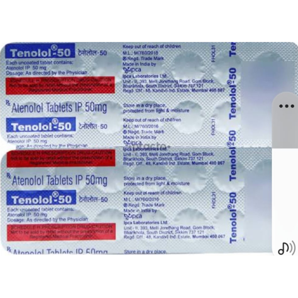 TENOLOL 50 TAB