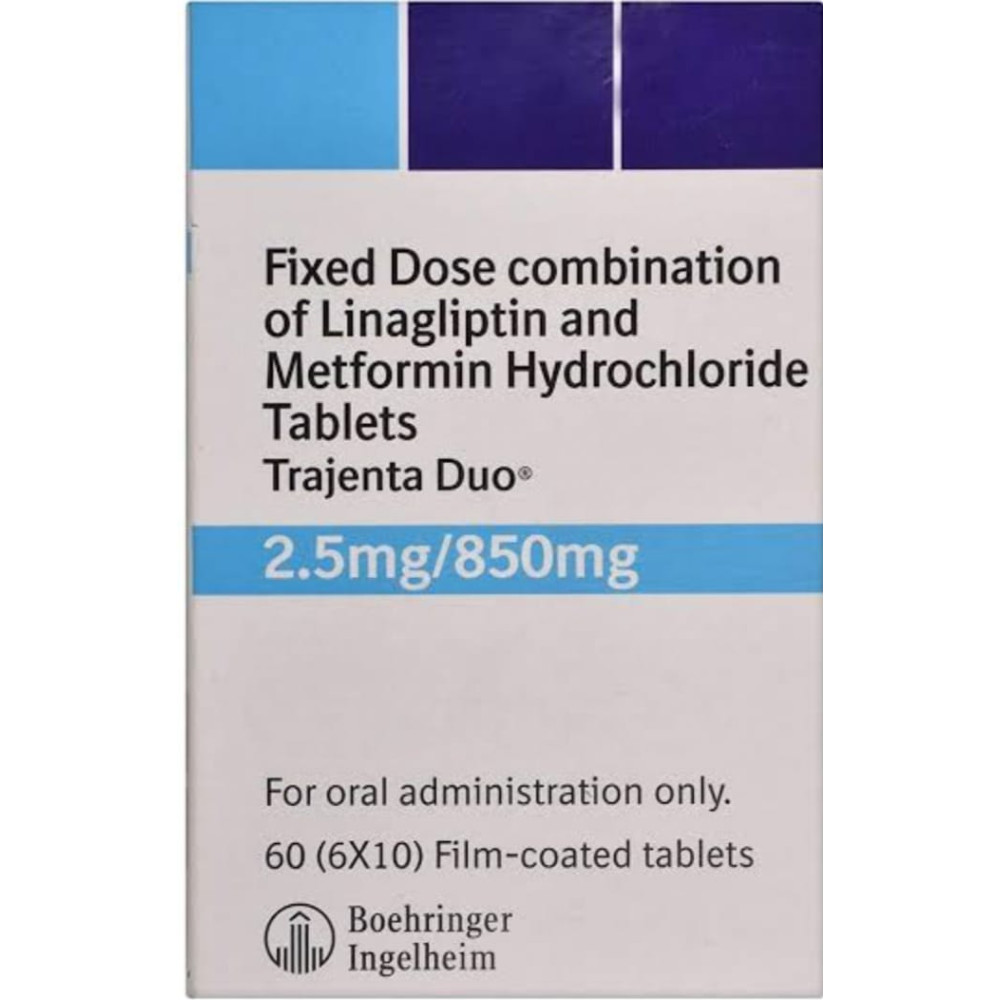 TRAJENTA DUO 2.5/1000MG TAB