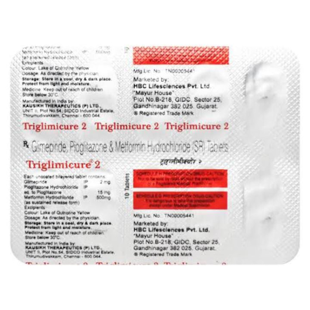 TRIGLIMICURE 2 TAB