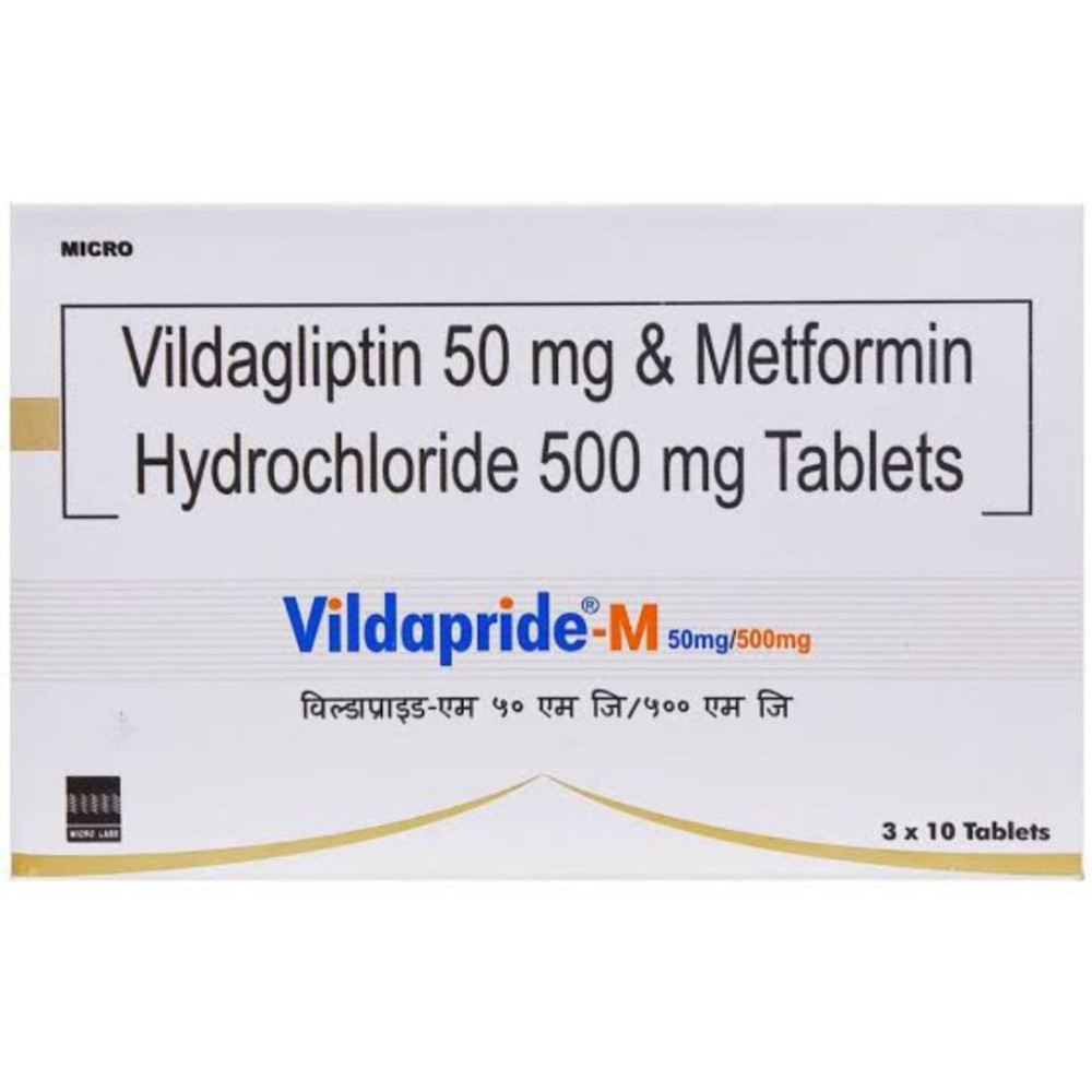 VILDAPRIDE - M 500 TABLETS