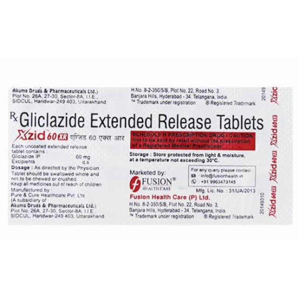 XZID 60 XR TABLETS