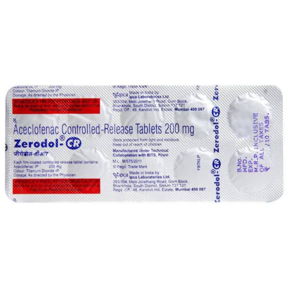 ZERODOL - CR TABLETS