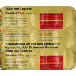 ZITA - MET 20/1000 TABLETS