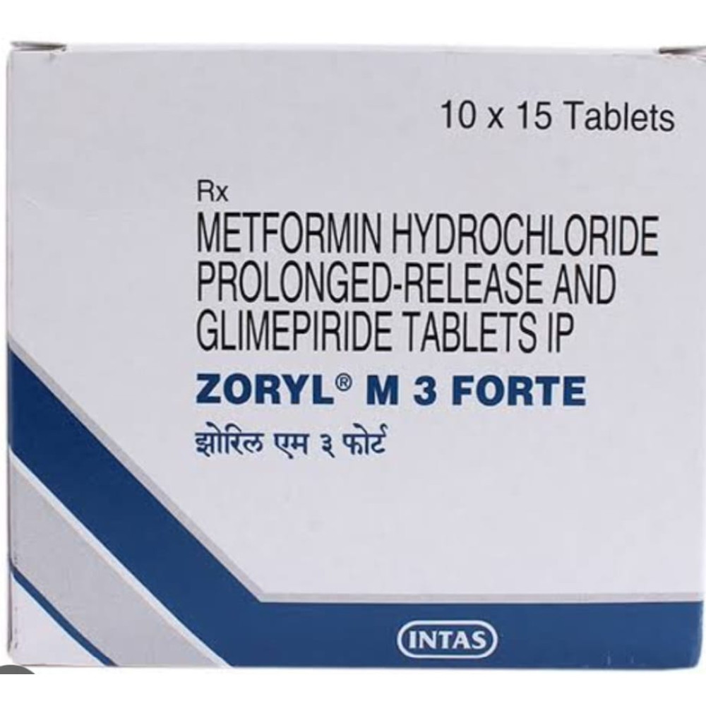 ZORYL M 3 FORTE TABLETS